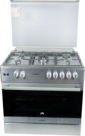 Κουζίνα Ferre F9S50G2-X Υγραερίου 96lt με Εστίες Υγραερίου 90cm Inox