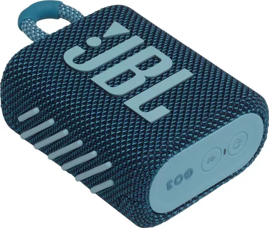 Ηχείο Bluetooth JBL Go 3 Αδιάβροχο 4.2W με Διάρκεια Μπαταρίας έως 5 Ώρες Μπλε