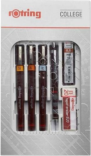 Σετ Ραπιδογράφοι Rotring Isograh College