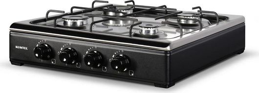 Επιτραπέζια Εστία Υγραερίου Kumtel KO-204 με 4 Εστίες Μαύρο