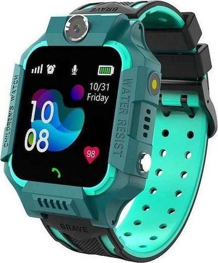 Smartwatch Plus Παιδικό με Λουράκι από Καουτσούκ / Πλαστικό Πράσινο
