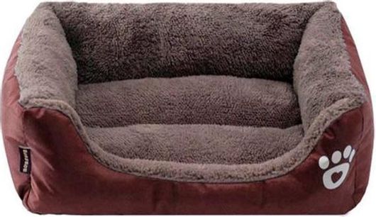 Κρεβάτι Σκύλου 2 Όψεων 4 Εποχών 50x40cm Καφέ