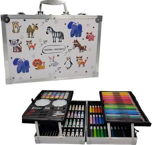 Σετ Ζωγραφικής με Βαλιτσάκι 144τμχ