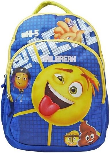 Σχολική Τσάντα Πλάτης Δημοτικού Emoji 1665-7126 Πολύχρωμο