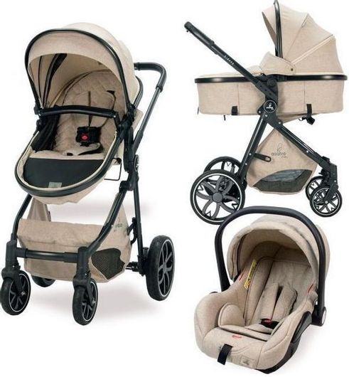 ΠολυΚαρότσι Μωρού Asalvo Sidney 3 in 1 Beige