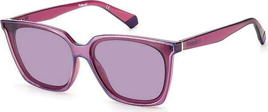 Γυναικεία Γυαλιά Ηλίου Polaroid με Ροζ Κοκκάλινο Σκελετό & Μοβ Polarized Φακό PLD 6160/S S1V/KL