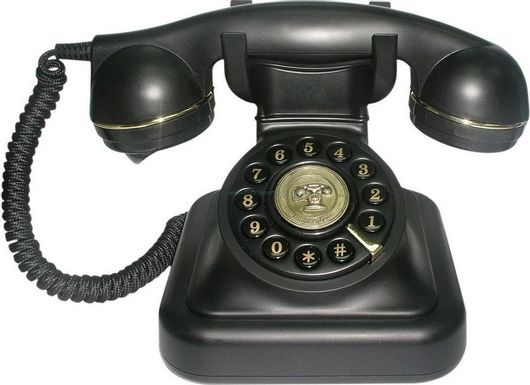 Ενσύρματο Τηλέφωνο Telco Vintage 20 Ρετρό Μαύρο