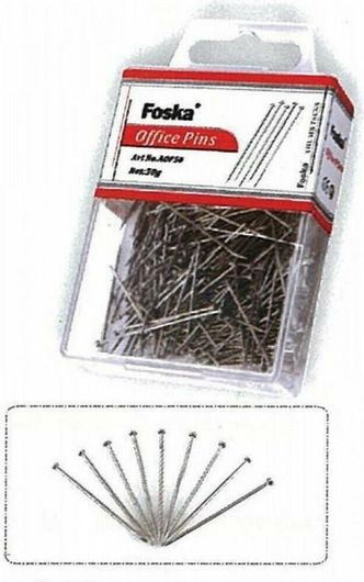 Καρφίτσες Foska 24mm 12x100τμχ