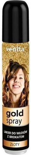 Spray Μαλλιών Venita με Glitter 75ml Χρυσό
