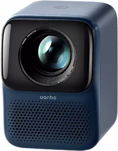 Wanbo T2 Max New Mini Projector LCD Full HD Λάμπας LED με Wi-Fi & Ενσωματωμένα Ηχεία Dark Blue