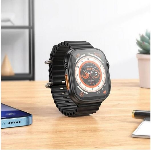 Smartwatch Hoco Y12 Ultra Μαύρο