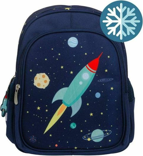 Σχολική Τσάντα Πλάτης Νηπίου A Little Lovely Company Space Μπλε