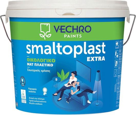 Πλαστικό Χρώμα Vechro Smaltoplast Extra Οικολογικό για Εσωτερική Χρήση Ώχρα 750ml
