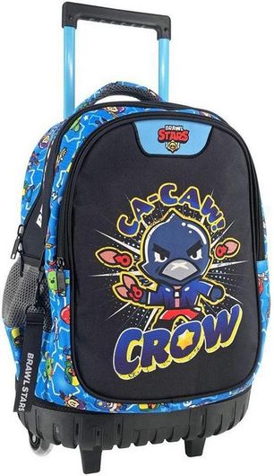 Σχολική Τσάντα Δημοτικού Must Brawl Stars Crow Μπλε