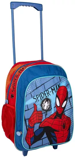 Σχολική Τσάντα Τρόλεΐ Δημοτικού Cerda Spiderman Κόκκινο
