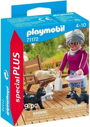 Playmobil Special Plus Γιαγιά με Γατάκια για 4-10 ετών