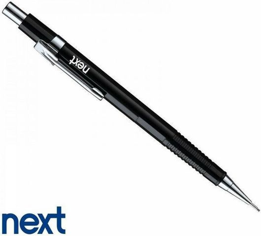 Μηχανικά Μολύβια Next 0.5mm 12τμχ Μαύρο