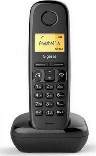 Gigaset A270 Ασύρματο Τηλέφωνο με Ελληνικό Μενού Μαύρο