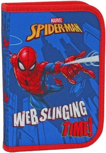 Must Team Spiderman Κασετίνα Γεμάτη με 1 Θήκη Πολύχρωμη