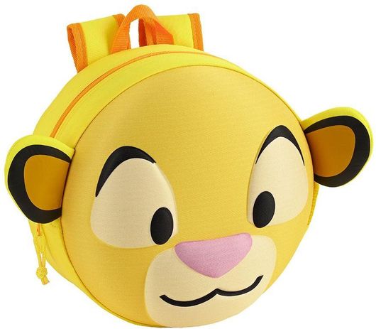 Σχολική Τσάντα Πλάτης Νηπίου Safta 3D Simba Κίτρινο