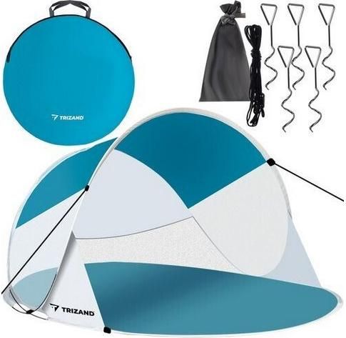Σκίαστρο Παραλίας Tent Trizand 190x120x90cm Τιρκουάζ