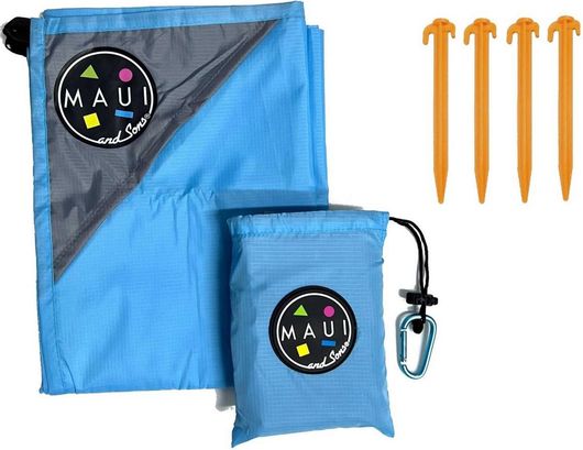 Ψάθα Παραλίας Maui & Sons 2723 Αδιάβροχο Πολυεστερικό Μπλε