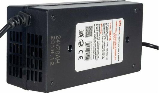 Φορτιστής Μπαταρίας Ποδηλάτου Powermaster Pm-31174 24V / 20A