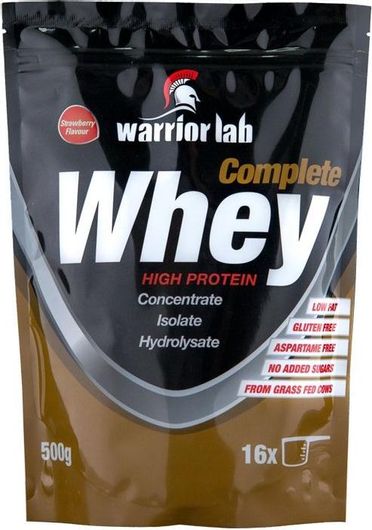 Warrior Lab Complete Whey Πρωτεΐνη Ορού Γάλακτος Χωρίς Γλουτένη με Γεύση Cookies & Cream 500gr