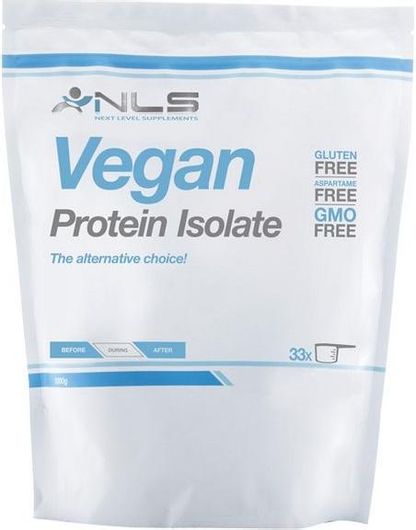 NLS Vegan Protein Isolate Χωρίς Γλουτένη & Λακτόζη με Γεύση Μπανάνα 1kg