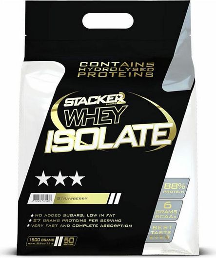 Stacker 2 Whey Isolate Πρωτεΐνη Ορού Γάλακτος με Γεύση Φράουλα 1.5kg