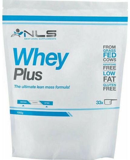 NLS Whey Plus Πρωτεΐνη Ορού Γάλακτος Χωρίς Γλουτένη με Γεύση Hazelnut 1kg