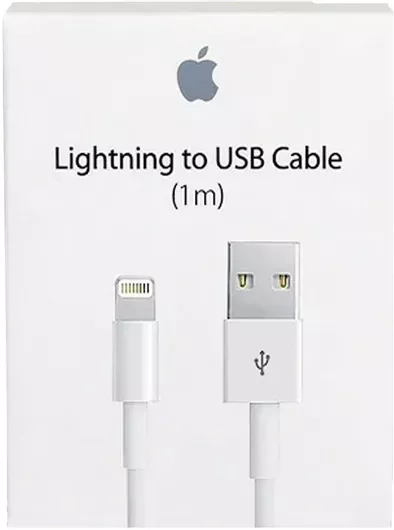 Καλώδιο Apple Lightning σε USB-A male 1m Regular Bulk Λευκό