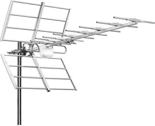 Κεραία Τηλεόρασης V-Tech Z240LTE Εξωτερική Σύνδεση με Ομοαξονικό Καλώδιο Λευκό