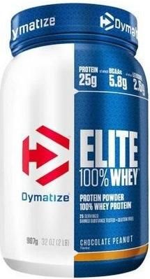 Dymatize Elite 100% Whey Πρωτεΐνη Ορού Γάλακτος Χωρίς Γλουτένη με Γεύση Rich Chocolate 942gr