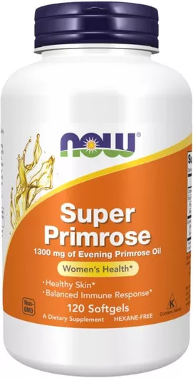 Now Foods Super Primrose Oil 1300mg 120 μαλακές Κάψουλες