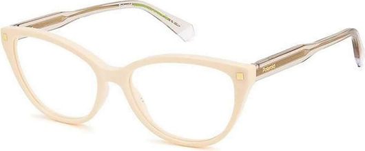 Γυναικείος Σκελετός Γυαλιών Οράσεως Polaroid PLD D493 SZJ Κοκκάλινος Cat Eye Μπεζ