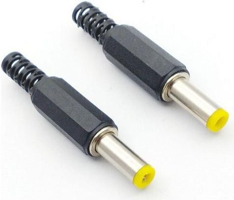 Βύσμα XS-P006 DC male 5.5 x 2.5mm Μαύρο