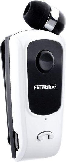 Fineblue F920 In-ear Bluetooth Handsfree Ακουστικό Πέτου Λευκό