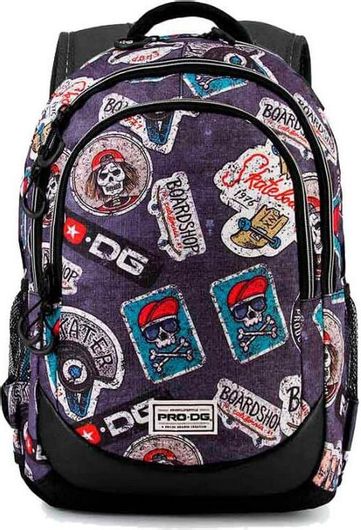 Σχολική Τσάντα Πλάτης Δημοτικού Karactermania Pro DG Stickers Πολύχρωμο