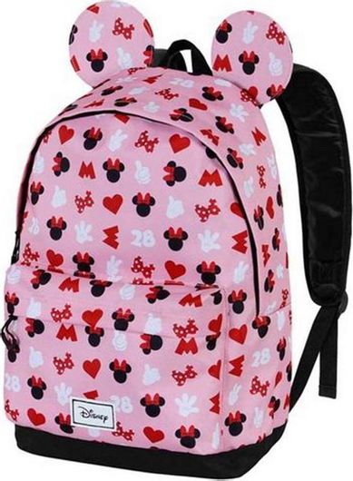 Σχολική Τσάντα Πλάτης Δημοτικού Karactermania Disney Minnie Mouse Ροζ