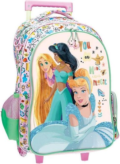 Σχολική Τσάντα Τρόλεϊ Δημοτικού Gim Princess Summer Fun Πολύχρωμο