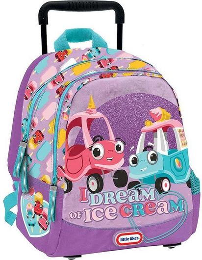 Σχολική Τσάντα Τρόλεϊ Νηπίου Graffiti Little Tikes Μοβ