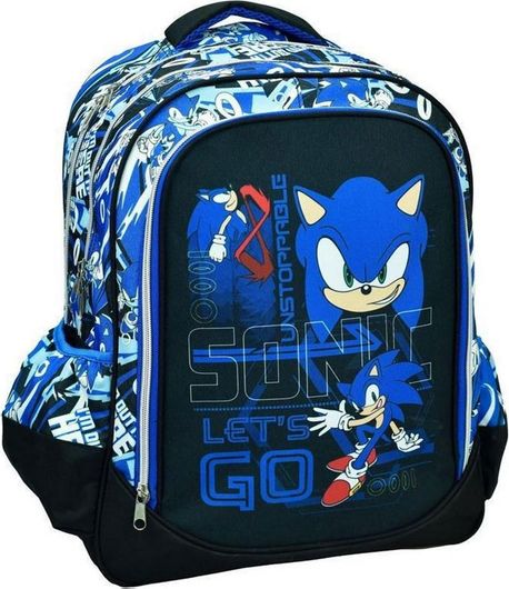Σχολική Τσάντα Πλάτης Δημοτικού Gim Sonic Classic Μπλε