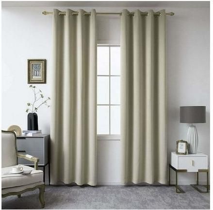 Κουρτίνα Beauty Home Συσκότισης με Τρουκς 8400 Άμμου 140x270cm
