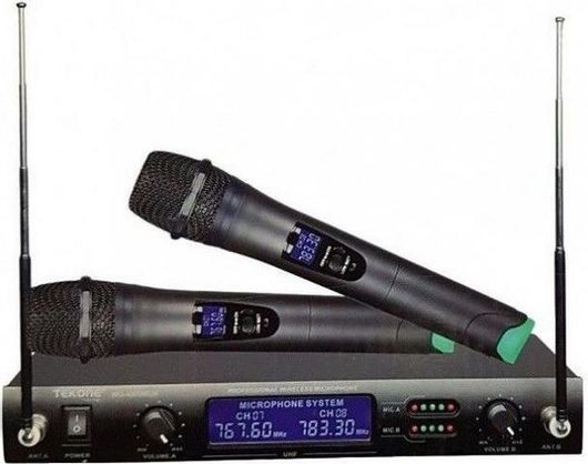 Επαγγελματική Συσκευή Karaoke UHF Με Δύο Ασύρματα Μικρόφωνα WVNG WG-4000