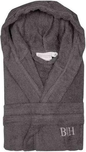 Μπουρνούζι Beauty Home με Κουκούλα Art 3276 Γκρι XL / XXL
