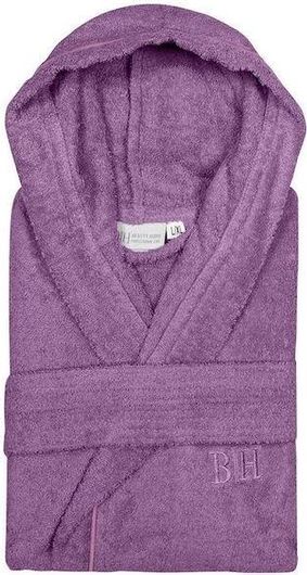 Μπουρνούζι Beauty Home με Κουκούλα Art 3272 Μοβ 2XL / 3XL