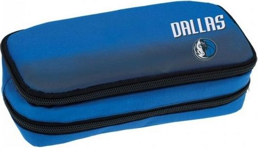 Back Me Up Nba Dallas Maverick Κασετίνα με 2 Θήκες Μπλε