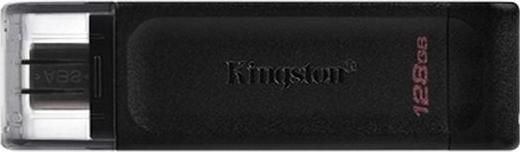 USB 3.2 Stick Kingston DataTraveler 70 128GB με σύνδεση USB-C Μαύρο