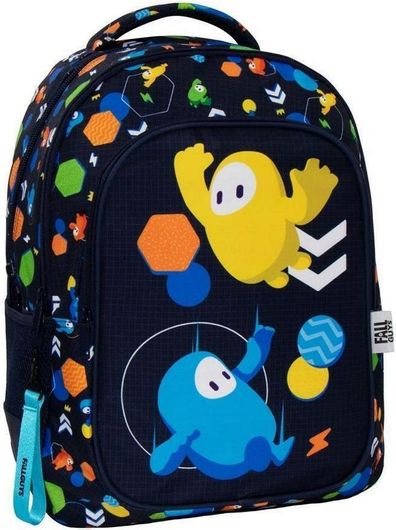 Σχολική Τσάντα Πλάτης Δημοτικού Must Fall Guys Blue & Yellow Μπλε